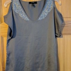 Off the shoulder silky top